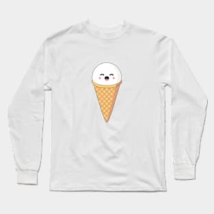 Happy Ice Cream Long Sleeve T-Shirt